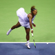 Such Grace! Serena Williams of the United States serves the ball during her women’s singles semi-final match against Anastasija Sevastova of Latvia on Day 11 of the 2018 US Open at the USTA Billie Jean King National Tennis Center on Sept. 6, 2018, in Queens, N.Y.